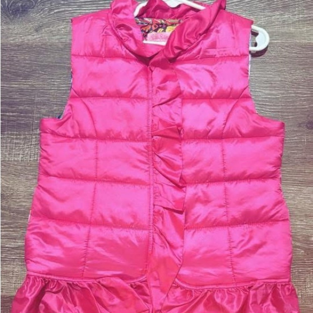 Lilly Pulitzer Pink Puffer Vest for Kids